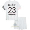 Maglia ufficiale Paris Saint Germain Julian Draxler 23 Trasferta 2021-22 per Bambino